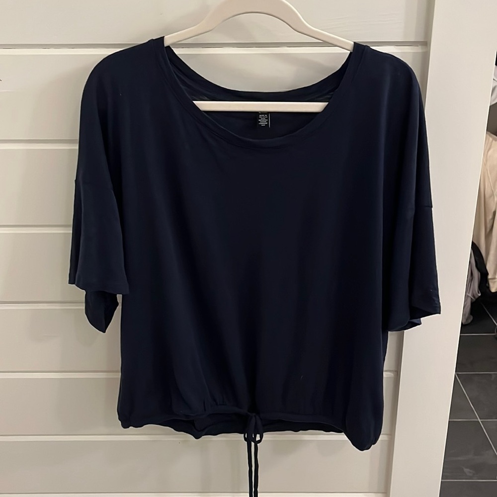 Beyond Yoga Signature Tied Up Tee, size XL